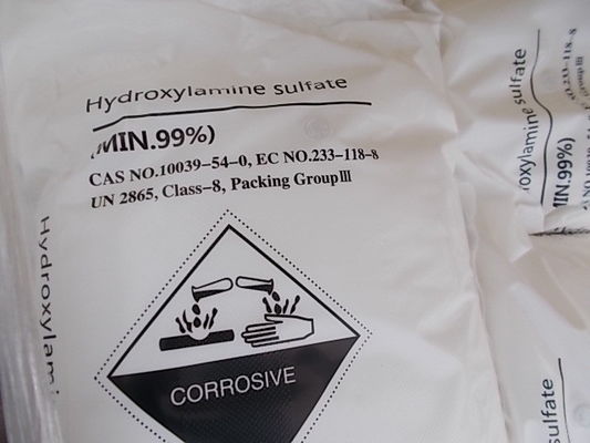 Saupoudrez le sulfate d'hydroxylamine, intermédiaire chimique d'ISO9001 CAS 10039-54-0