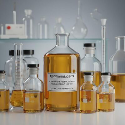 bon prix Réactifs de flottation contenant du thionocarbamate actif et un poids moléculaire de 1600 à 1800, adaptés à la séparation des minerais en ligne